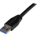 Thumbnail 0 de Cable USB 3.0 Tipo-A a USB Tipo-B M/M 5 Gbit/s 24/28AWG 10mts Act. Negro StarTec