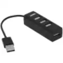 Thumbnail 2 de HUB 4-USB-2.0 Cable-10cm no-permite-fuente-poder 480mbps