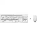 Thumbnail 0 de Kit Teclado Mouse Inalámbrico HP 230, RF 2.4GHz (Bateria 2*AAA 1*AA)Color Blanco