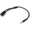 Thumbnail 0 de Cable de Audio Stereo Jack 3.5mm 1*M/2*H p3 Largo 0.2mts - Startech