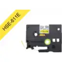 Thumbnail 0 de HSe611e. Tubo BROTHER 5,2mm Am Termo retractil 0,8-3,1mm Negro en Amarillo de 1,