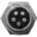 Thumbnail 3 de 5-pin Macho Chasis Conector GX12 Soldable Aviacion