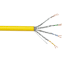 Thumbnail 1 de LINKMADE 7mt Cat6a U/FTP Amarillo LSZH Cable Patch Inyectado Multifil