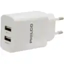 Thumbnail 2 de CARG. DE PARED 2.1 A DOBLE USB C/CABLE TIPO C R2109 BLANCO