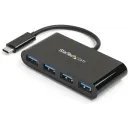 Thumbnail 0 de HUB USB-C StarTech 4 Puertos USB-A 3.0 Alimentado por el Bus Color Negro