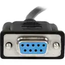Thumbnail 1 de Cable de SERIE RS232 DB9 H/H Serie de módem nulo 2mts Color Negro - StarTech