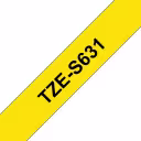 Thumbnail 0 de Cinta Brother TZE-S631 12mm 8mt Negro sobre Amarillo 
