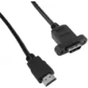 Thumbnail 2 de Cable HDMI Atornillable 30cm HDMI-Macho HDMI-Hembra 1080p