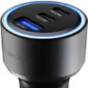Thumbnail 6 de Klip Xtreme KCC-060 - Car power adapter - 60 Watt - 2 x 24 pin USB-C / 9 pin USB Type A - Cellular phone / Tablet - Car - Para Smartphones, tablets, small devices