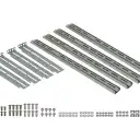 Thumbnail 2 de 1U Fondo-490-750mm Riel de Rack deslizable-450mm Soporta-30Kg