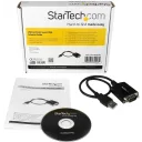 Thumbnail 3 de Adaptador USB 2.0 Tipo-A a Serial DB9 RS232 M/M 1ft 0.3mt Negro - StarTech