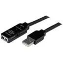 Thumbnail 1 de Cable Extensión USB 2.0 Tipo-A M/H Activo amplificdo Longitud 10 metros Negro