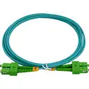 Thumbnail 1 de 2mt SC/APC-SC/APC OM3 Multimodo MM Duplex Jumper Fibra LSZH