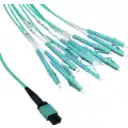 Thumbnail 1 de 6mt OM3 12-LC/1,5mt 1-MPO/4,5mt MultiModo MM Jumper Cable Fibra