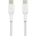 Thumbnail 2 de Belkin Cable BoostCharge USB-C to USB-C Braided 1mts. White