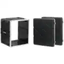 Thumbnail 0 de 12U/57cm Fondo-42cm Rack Portatil 2-tapas Plastico para Exterior Negrp