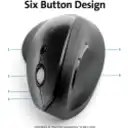 Thumbnail 14 de Mouse Ergonómico Vertical Inalámbrico Kensington ProFit 6 Btns 1600dpi USB Negro
