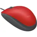 Thumbnail 8 de Logitech M110 Silent - Ratón - diestro y zurdo - óptico - 3 botones - cableado - USB - rojo