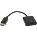 Thumbnail 2 de Adaptador de video Display Port Macho a HDMI hembra color negro/mod.UL-DPHDMI