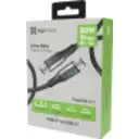 Thumbnail 6 de Klip Xtreme - USB cable - 24 pin USB-C - 3 m - Black - 100W 10Gbps Braided Fst Charg