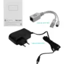 Thumbnail 1 de MIKROTIK 9dBi 17o 5GHz 25dBm L3 1-100 inc24V p/Dish-DirecTV-40mm