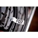 Thumbnail 1 de Cinta para Etiquetas Brother TZE-FX251 Flexible Negro sobre Blanco 24 mm 
