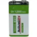 Thumbnail 2 de 9V USB-C Recargable 12800mAH Litio Pila/Bateria