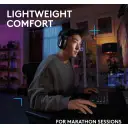 Thumbnail 5 de Audífonos Gamer Logitech G522, BT Lightspeed Alcance H/30 metros Color Negro