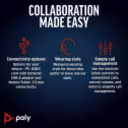 Thumbnail 4 de Audífonos Alámbricos Poly Blackwire 5220, con micrófono, Stereo USB-C Negro