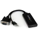 Thumbnail 0 de Adaptador VGA a HDMI con audio y alimentación USB