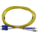 Thumbnail 2 de 3mt SC-FC MonoModo SM Duplex Jumper Cable Fibra 9/125um 3.0mm