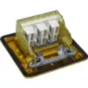 Thumbnail 1 de 6-RJ45-Hembra Caja a Piso Abatible Metal 100x100x55mm Tapa-120x120mm