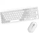 Thumbnail 0 de MLAB KIT TECLADO Y MOUSE BLUETOOTH + 2,4GHZ 1600DPI CLICKY C90BT WHITE/GRAY