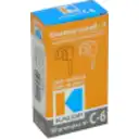 Thumbnail 2 de KALOP 50-UN C6 Blanca 6x6mm Clavo-15x2mm Zincado Sujeta-Cable Coaxial