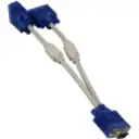 Thumbnail 2 de Cable VGA 18cm Splitter DB9 1-DB9-Macho 2-DB9-Hembra