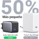 Thumbnail 4 de Cargador Rapido UGREEN Nexode 65W GaN 3 puertos 2x USB-C 1xUSB-A