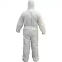 Thumbnail 2 de Talla-XL Buzo Desechable Blanco Polipropileno con Cierre Gorro