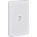 Thumbnail 3 de UI 1-unidad Blanco 1-Keystone Vertical Faceplate Pintable 118x88mm