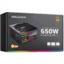 Thumbnail 1 de FUENTE PODER 650W/80 PLUS BRONZE CERTIFICADA ES-RGB650W ESGAMING