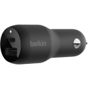 Thumbnail 0 de Belkin BOOST UP Dual Car Charger with PPS 37W - Adaptador de corriente para el coche - 37 vatios - PD 3.0 - 2 conectores de salida (USB, 24 pin USB-C)