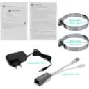 Thumbnail 0 de SXTsq 5 ax outdoor con Wi-Fi 6 5GHz, antena 16 dBi, CPU 800MHz, Gigabit Ethernet, PoE y RouterOS L4. Ideal para enlaces CPE compactos.