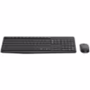 Thumbnail 0 de Kit Teclado Mouse Inalámbrico Logitech MK235, (KB Esp) óptico 1000dpi USB Negro
