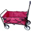 Thumbnail 5 de Carro Arrastre Manual Metal Tela-Rojo Plegable 4-Ruedas 70kg