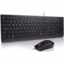 Thumbnail 1 de Kit Teclado Mouse Alámbrico Lenovo, óptico 1600dpi USB Negro