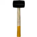 Thumbnail 1 de 340grs. Martillo Goma Negra Mango Madera TNO509
