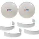 Thumbnail 6 de SANNY 2-unids Curvo 960mm 3-Pies Tapa Cupula Escudo Radome P/DISH-5G34