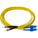Thumbnail 2 de 3mt ST/UPC-SC/UPC MonoModo SM Duplex Jumper Cable Fibra 9/125um 3mm 