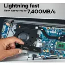 Thumbnail 1 de Unidad SSD Crucial T500 2TB M.2 22*80 PCIe 4x4 NVME Lec7400MB/s Esc7000MB/s
