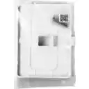 Thumbnail 2 de UI 1-unidad Blanco 1-Keystone Vertical Faceplate Pintable 118x88mm