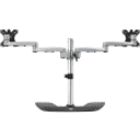 Thumbnail 5 de StarTech.com Brazo de Soporte VESA Articulado para 2 Monitores de hasta 32 Pulgadas - de Acero y Aluminio - Base para 2 monitores - plástico, aluminio, acero - negro, plata - tamaño de pantalla: 32" - escritorio